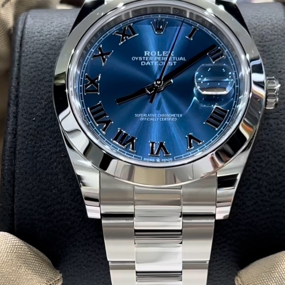 Rolex Datejust II - 116300 - Blue Azzurro - Full Set - box & papers - 41mm - Picture 3 of 12